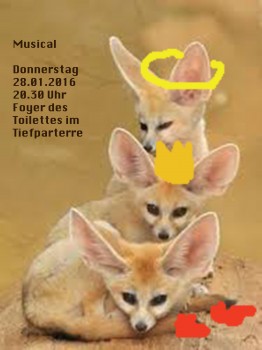 MANN HERR KÖNIG MUSICAL POSTER